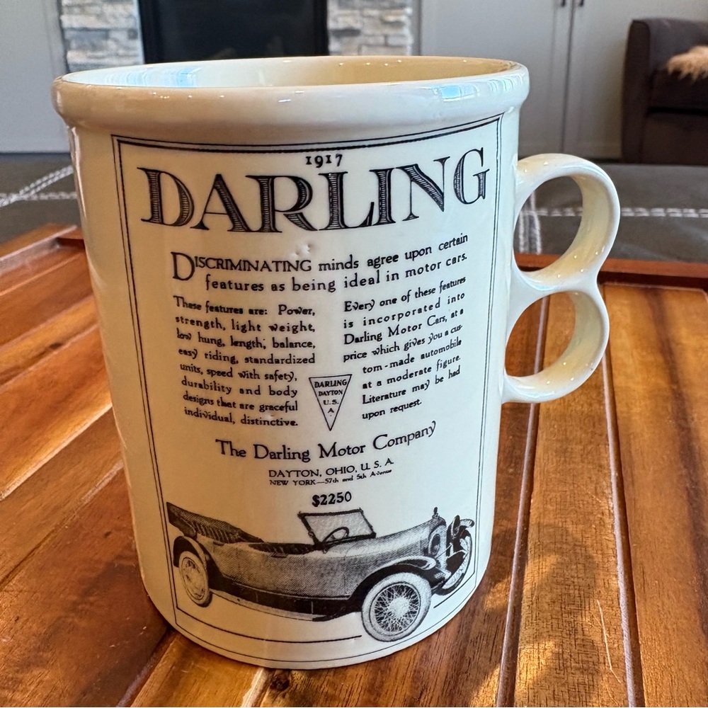 The Darling Motor company/1917 Darling Double Finger Coffee Mug